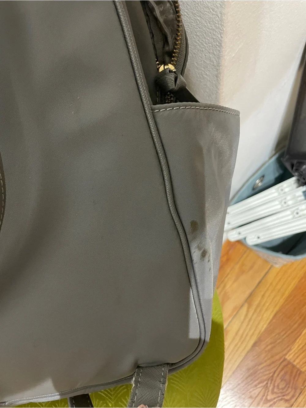 kate spade Gray Nylon Backpack